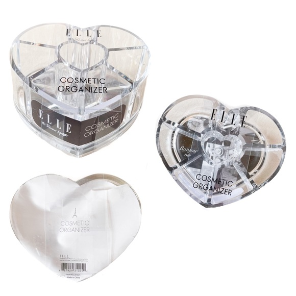 Elle Cosmetics Set of 3 Makeup Organizers w/Bonus - Picture 3 of 5
